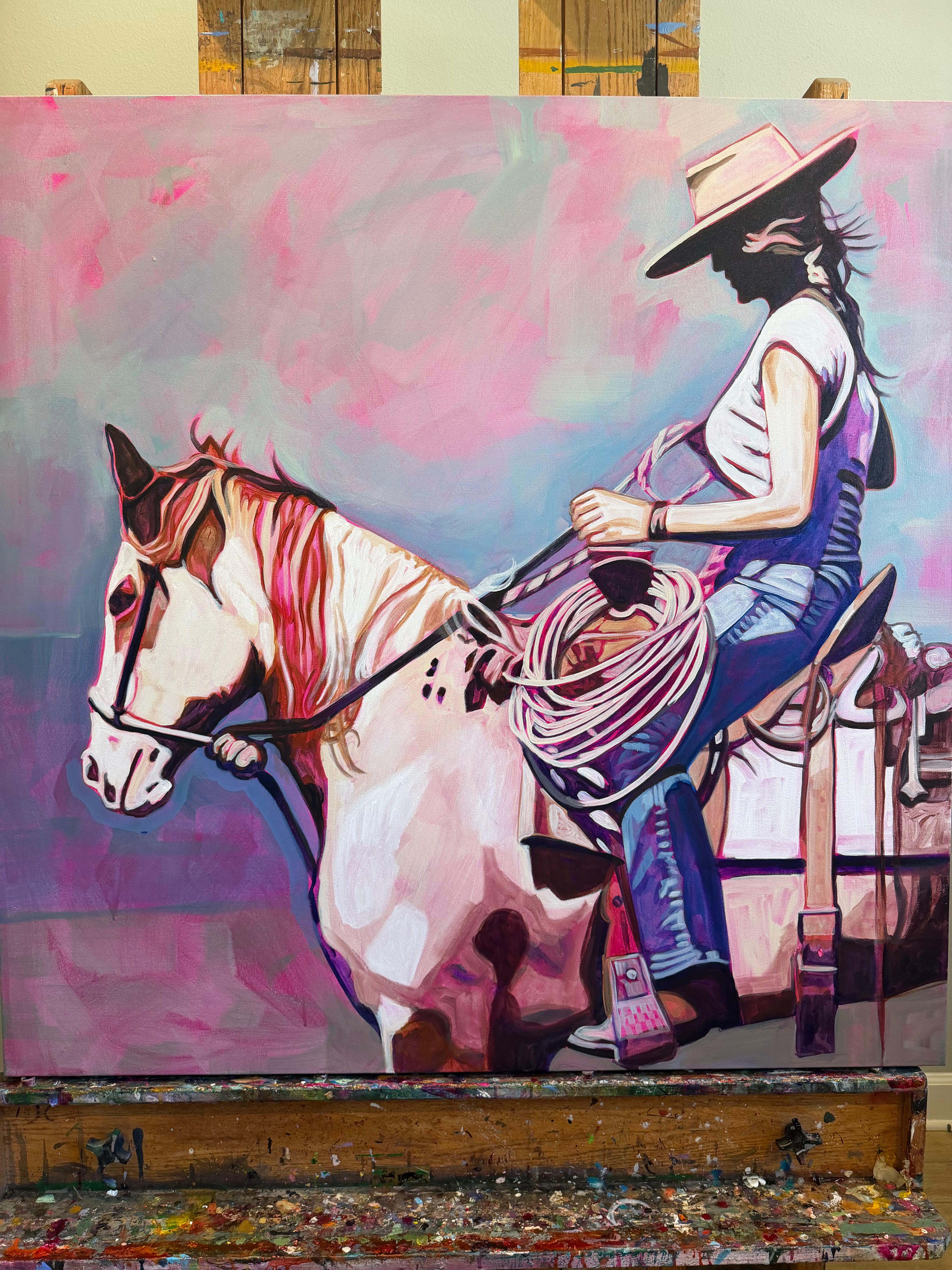 A Girl & Her Horse I