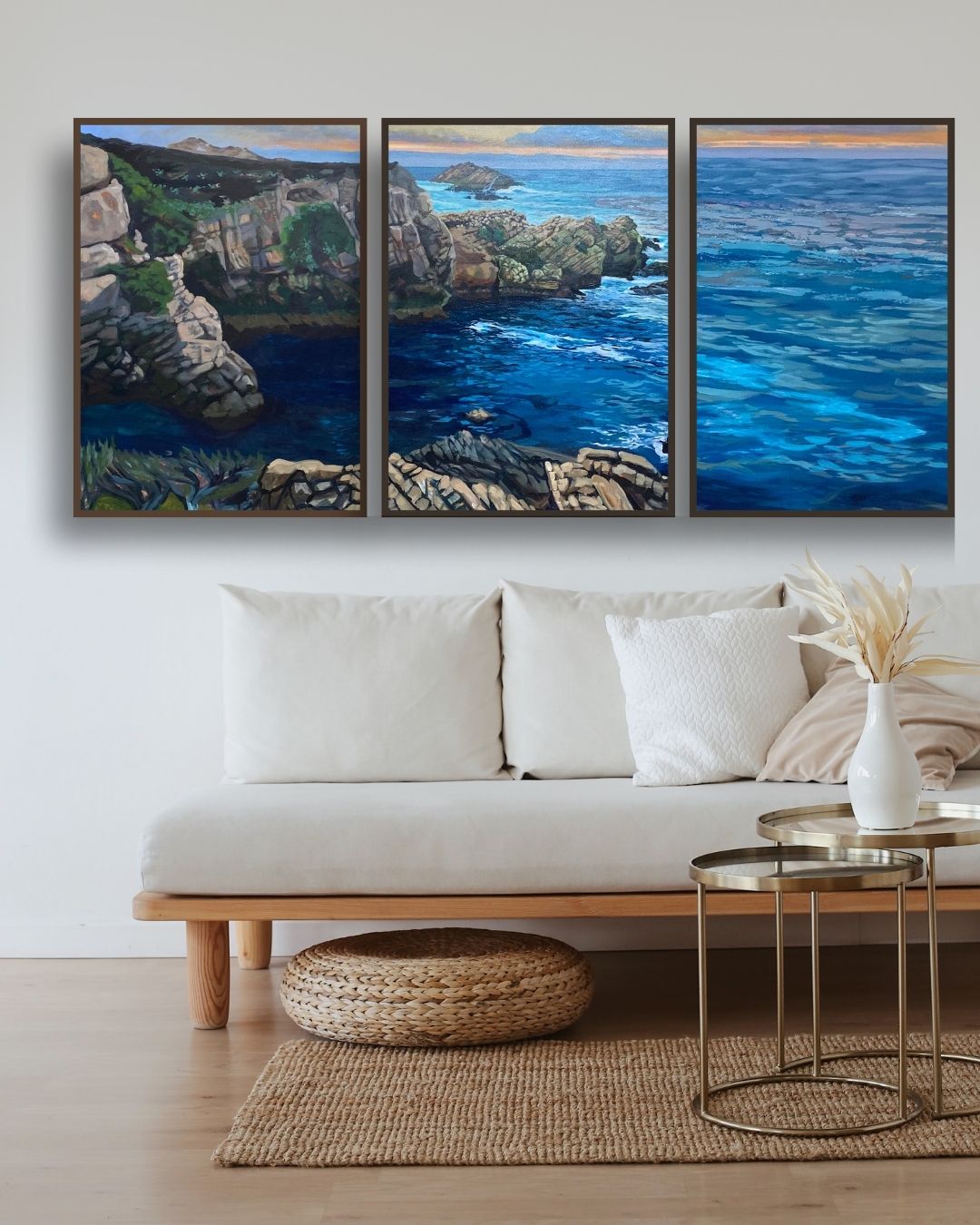 "Big Sur Coastline" Canvas Art Painting by Jamie Wells Artist in Ventura, CA