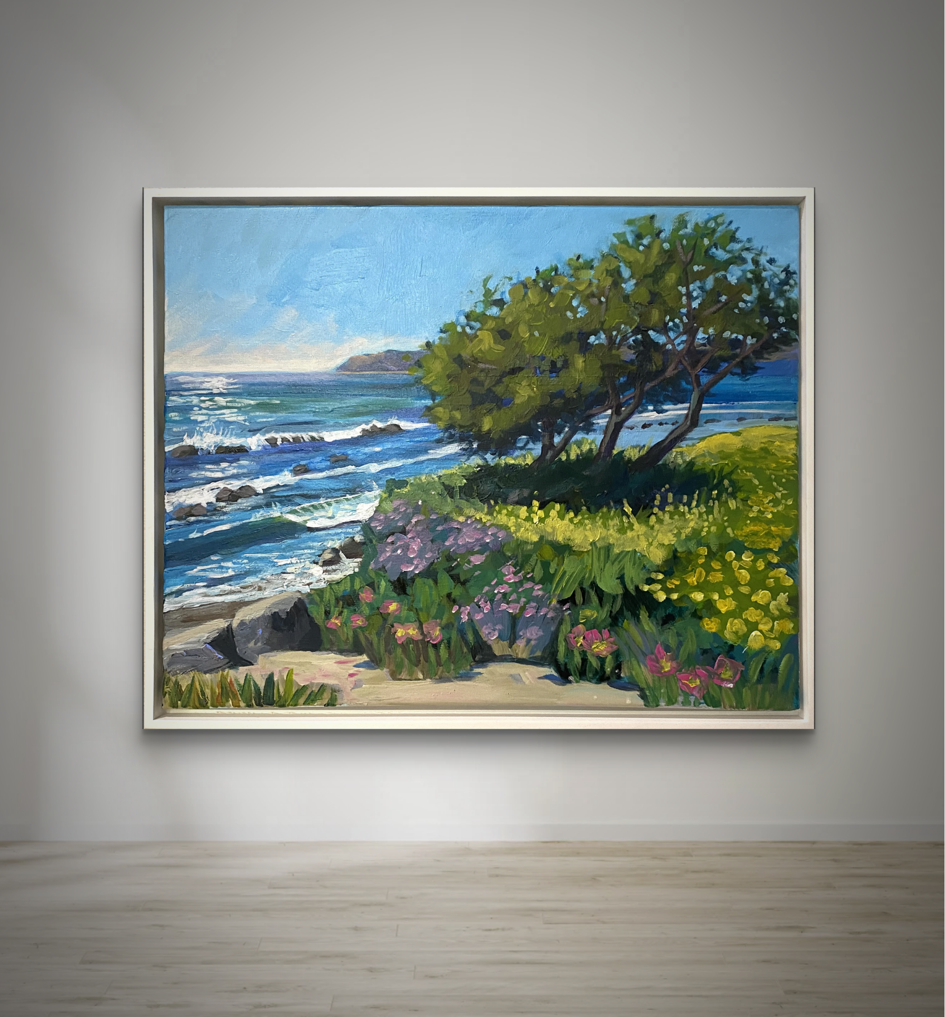 "Carpinteria Beach" | Coastal California Art Collection by Jamie Wells Artist in Ventura, CA