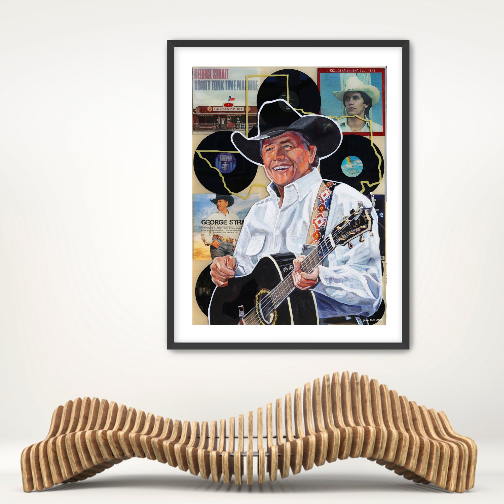 George Strait | Pop Art Collection by Jamie Wells Artist in Ventura, CA