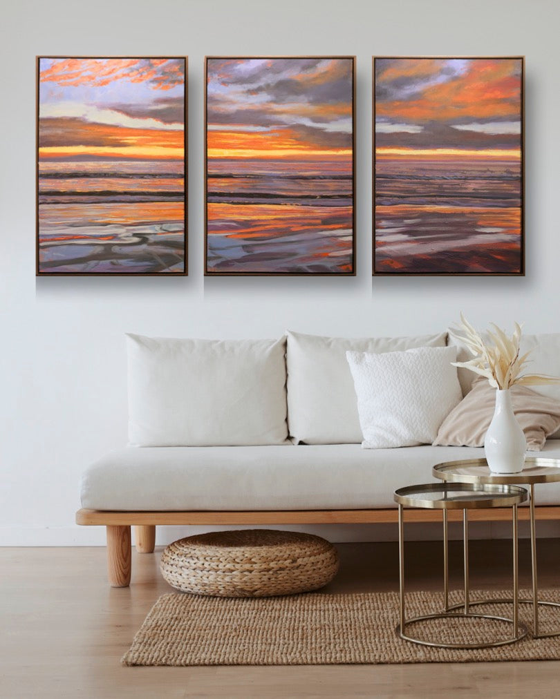"Golden Hour" | Coastal California Art Collection by Jamie Wells Artist in Ventura, CA