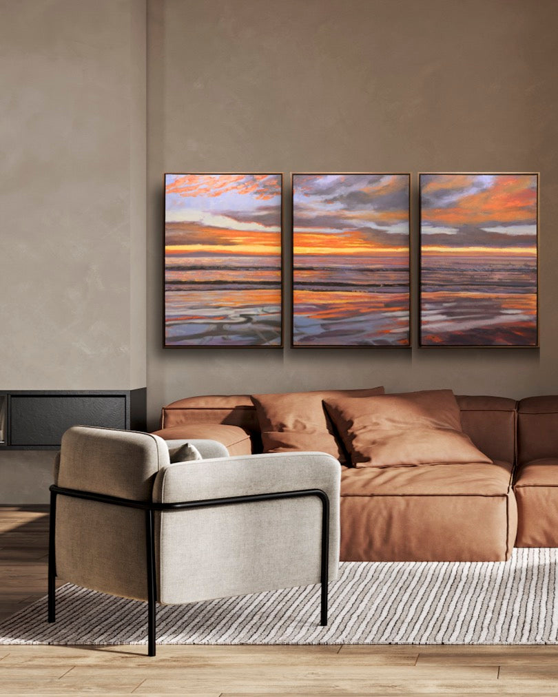 "Golden Hour" | Coastal California Art Collection by Jamie Wells Artist in Ventura, CA