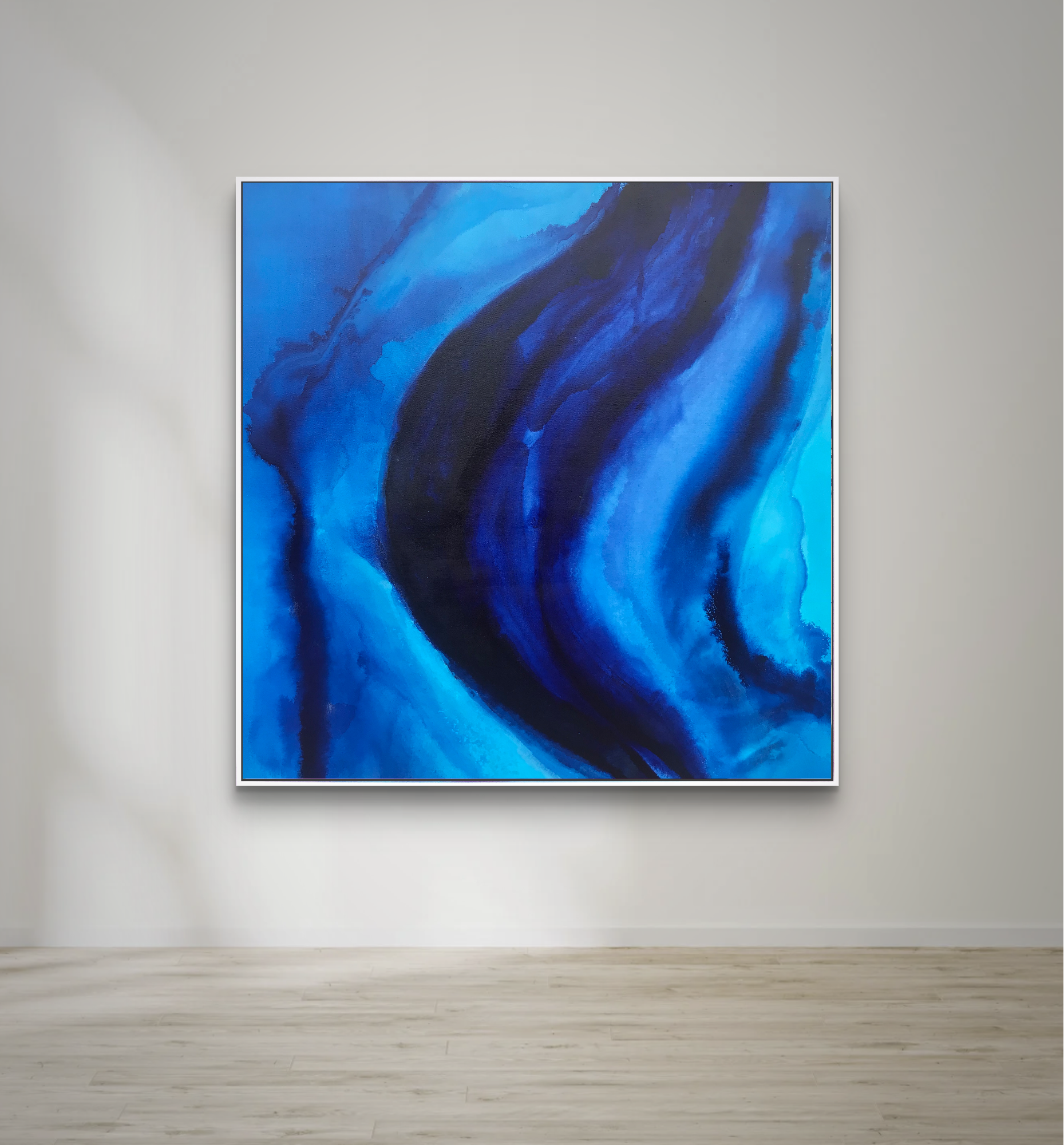 "Pacific Blue Hue" | Abstract Art Collection by Jamie Wells Artist in Ventura, CA