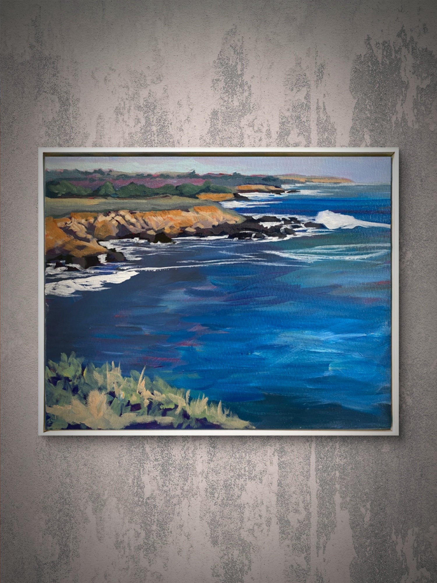 "Tides of Cambria" | Coastal California Art Collection by Jamie Wells Artist in Ventura, CA