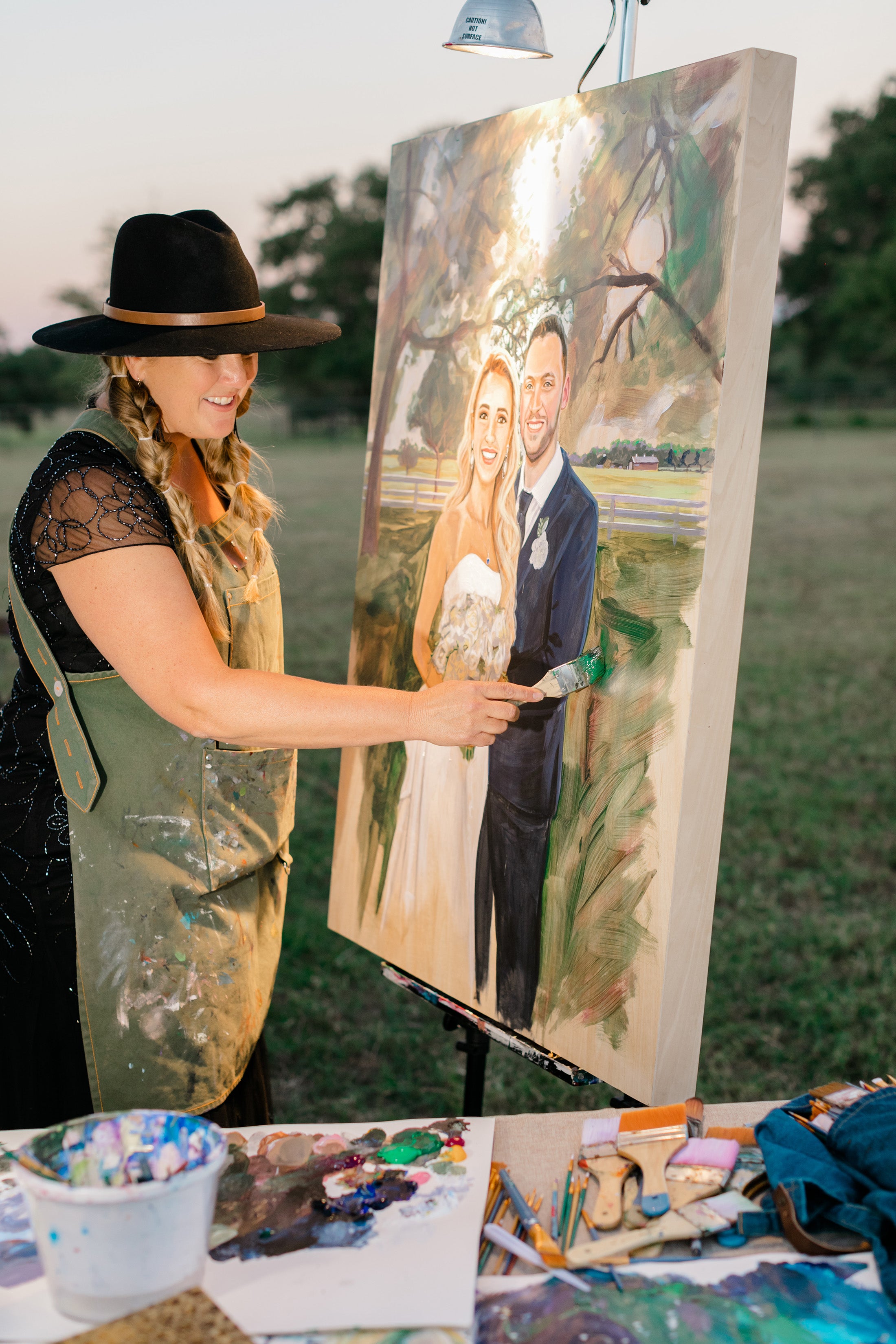 Live Wedding Painting | Jamie Wells Artist located in Ventura, California