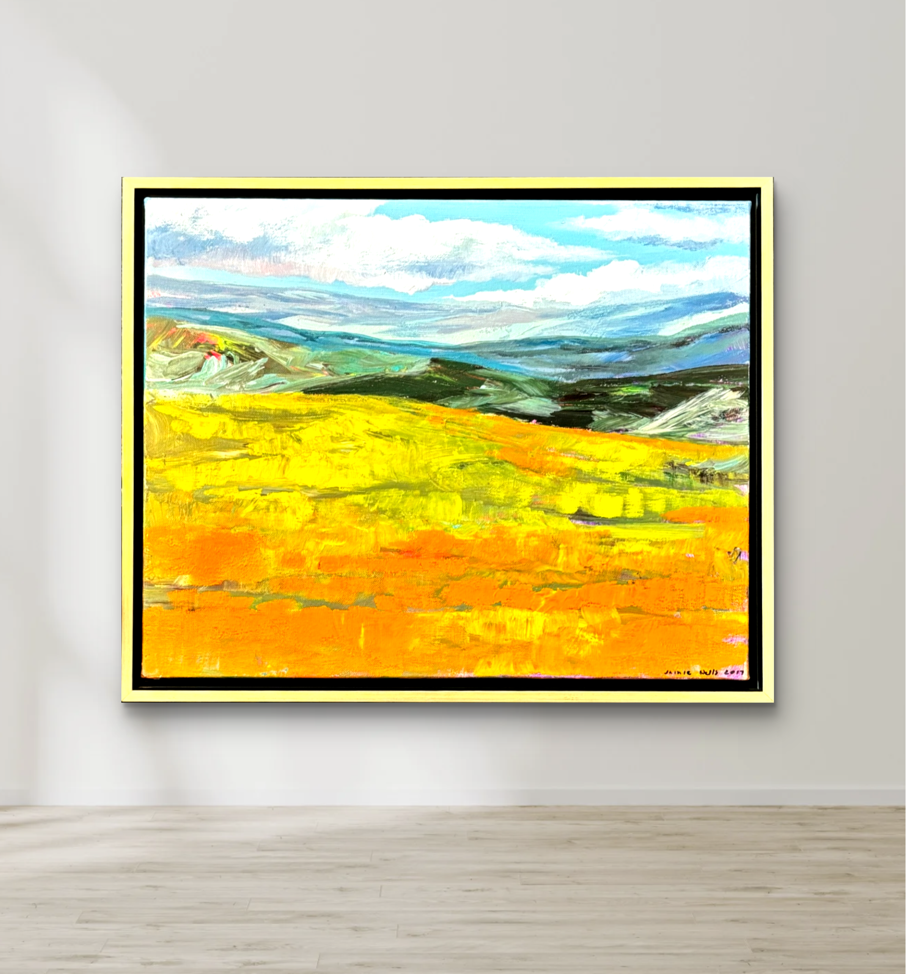 "Superbloom in Carrizo Valley" | California Valleys Art Collection by Jamie Wells Artist in Ventura, CA