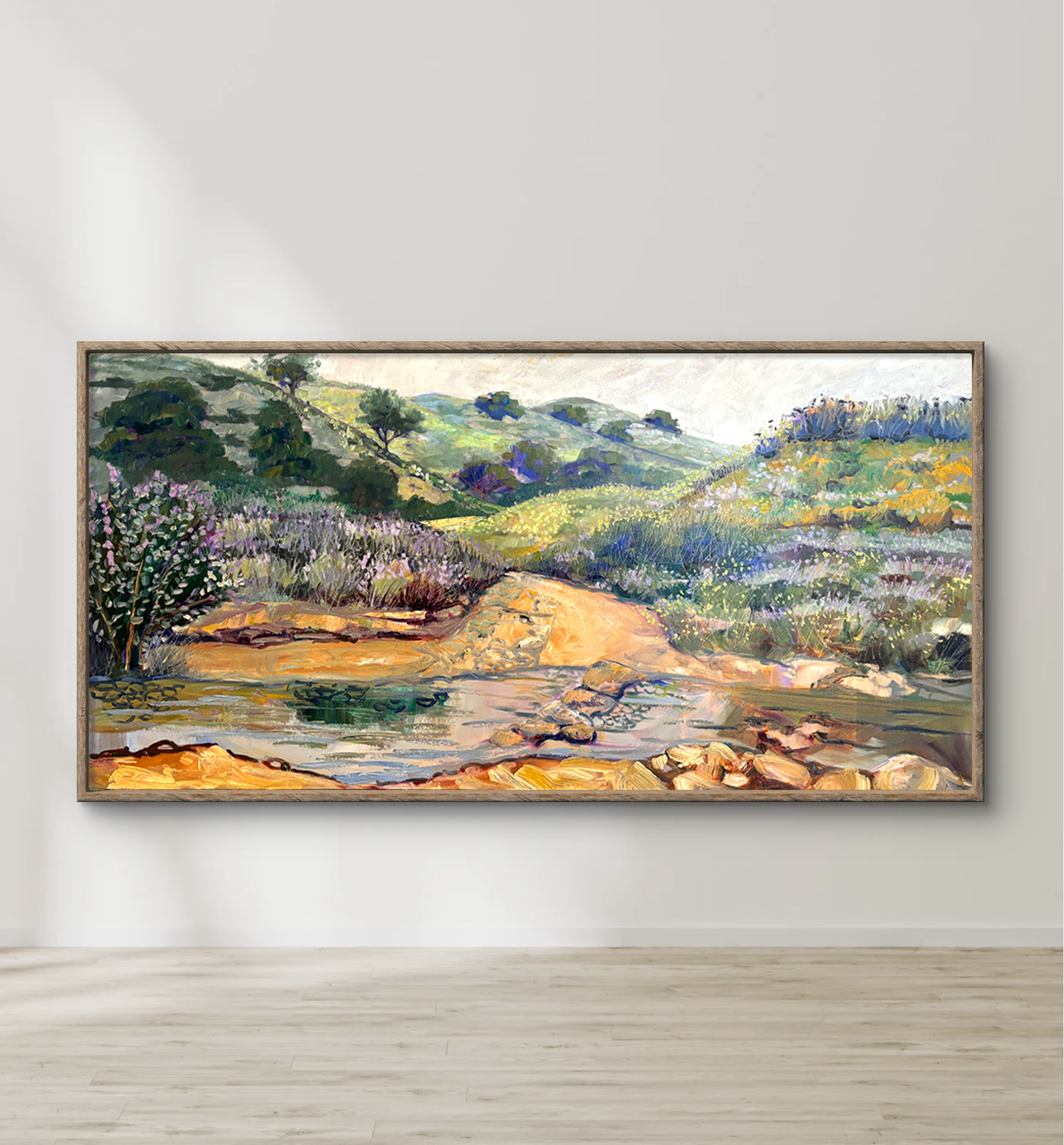 "Harmon Canyon in Bloom" | California Canyons Art Collection by Jamie Wells Artist in Ventura, CA