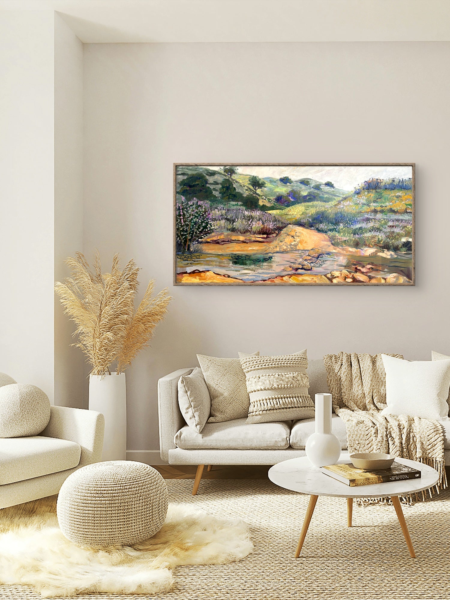 "Harmon Canyon in Bloom" | California Canyons Art Collection by Jamie Wells Artist in Ventura, CA
