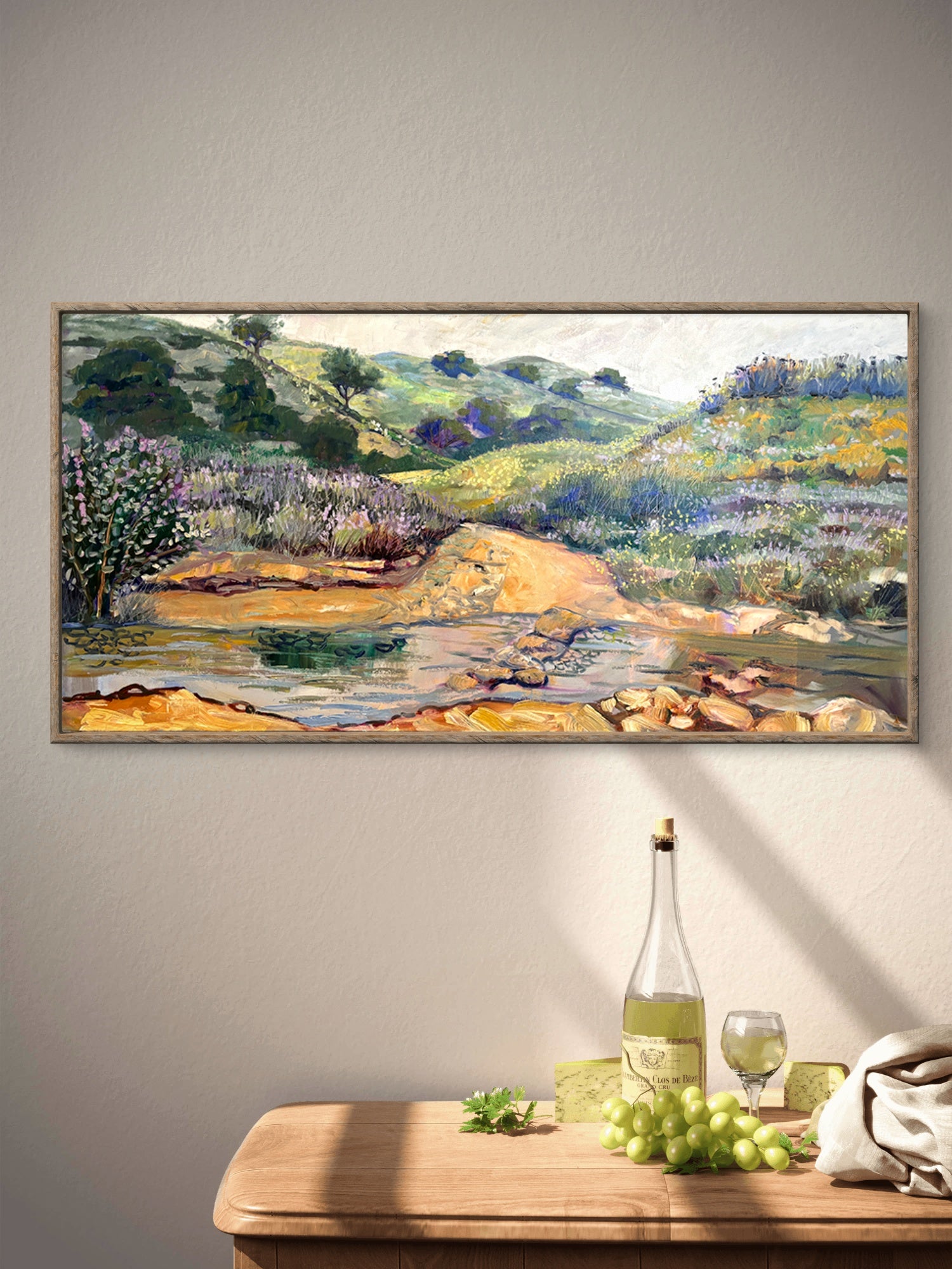 "Harmon Canyon in Bloom" | California Canyons Art Collection by Jamie Wells Artist in Ventura, CA