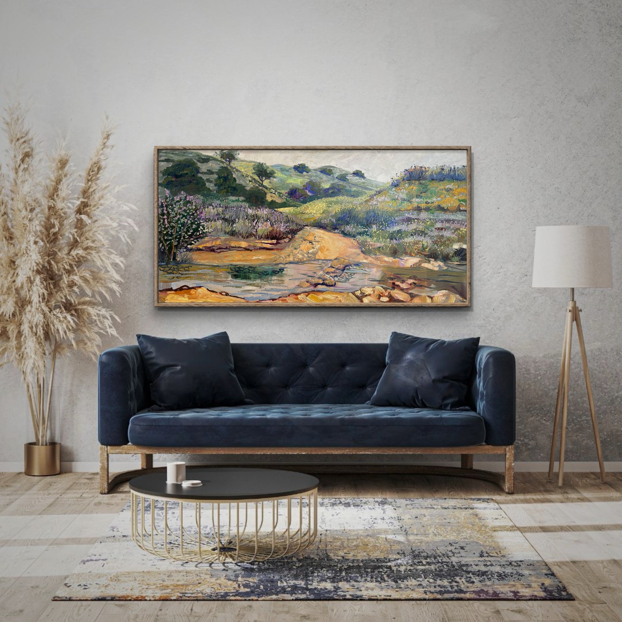 "Harmon Canyon in Bloom" | California Canyons Art Collection by Jamie Wells Artist in Ventura, CA