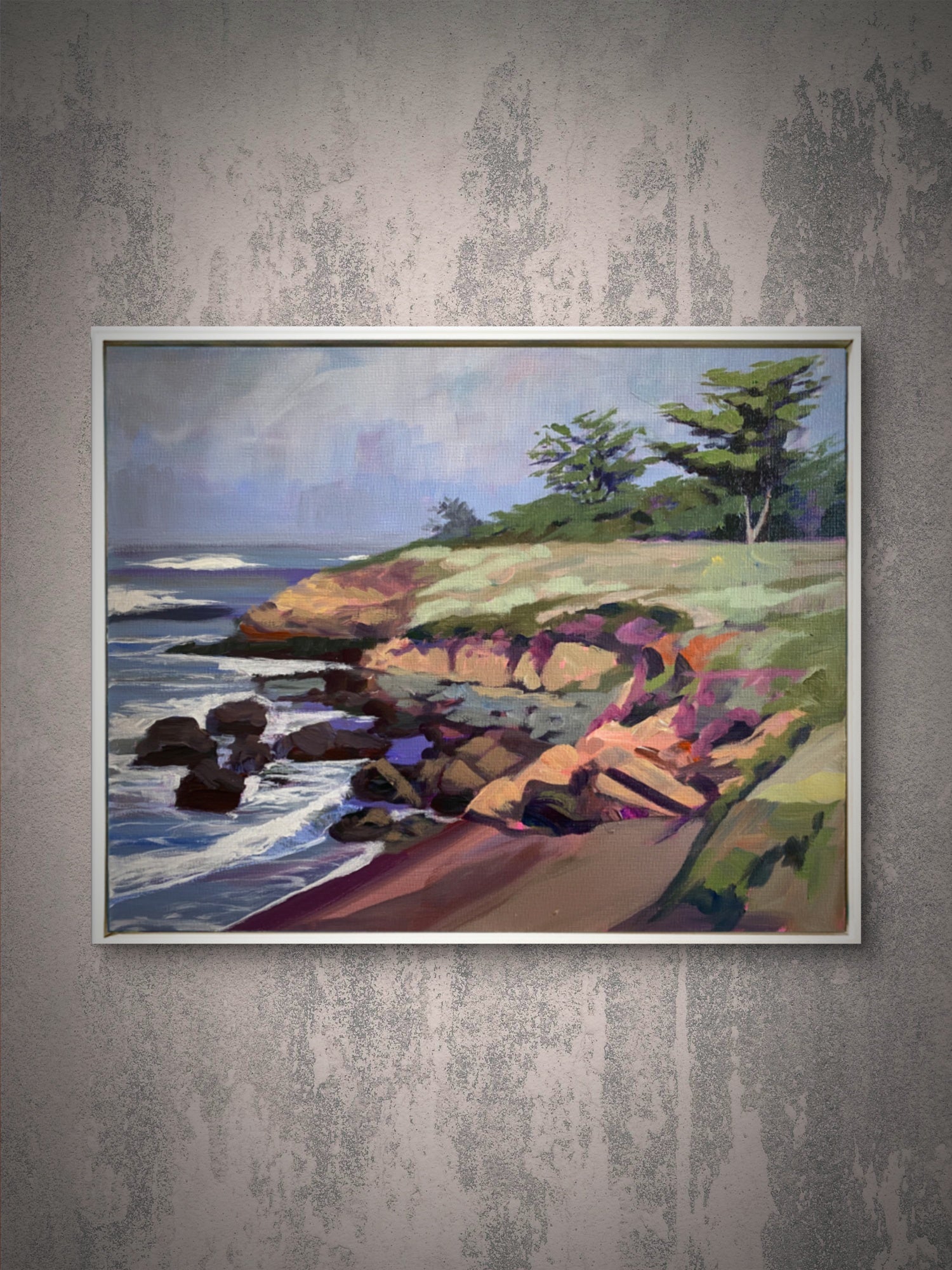 "Moonstone Beach" | Coastal California Art Collection by Jamie Wells Artist in Ventura, CA