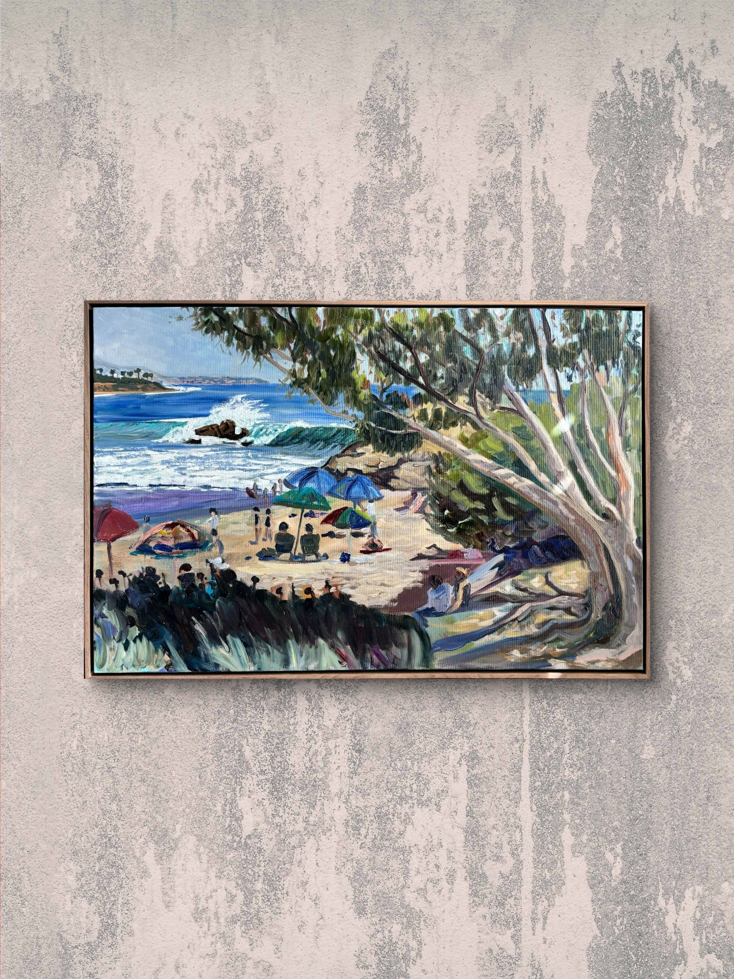 "Beach Day at Leo Carillo" | Coastal California Art Collection by Jamie Wells Artist in Ventura, CA