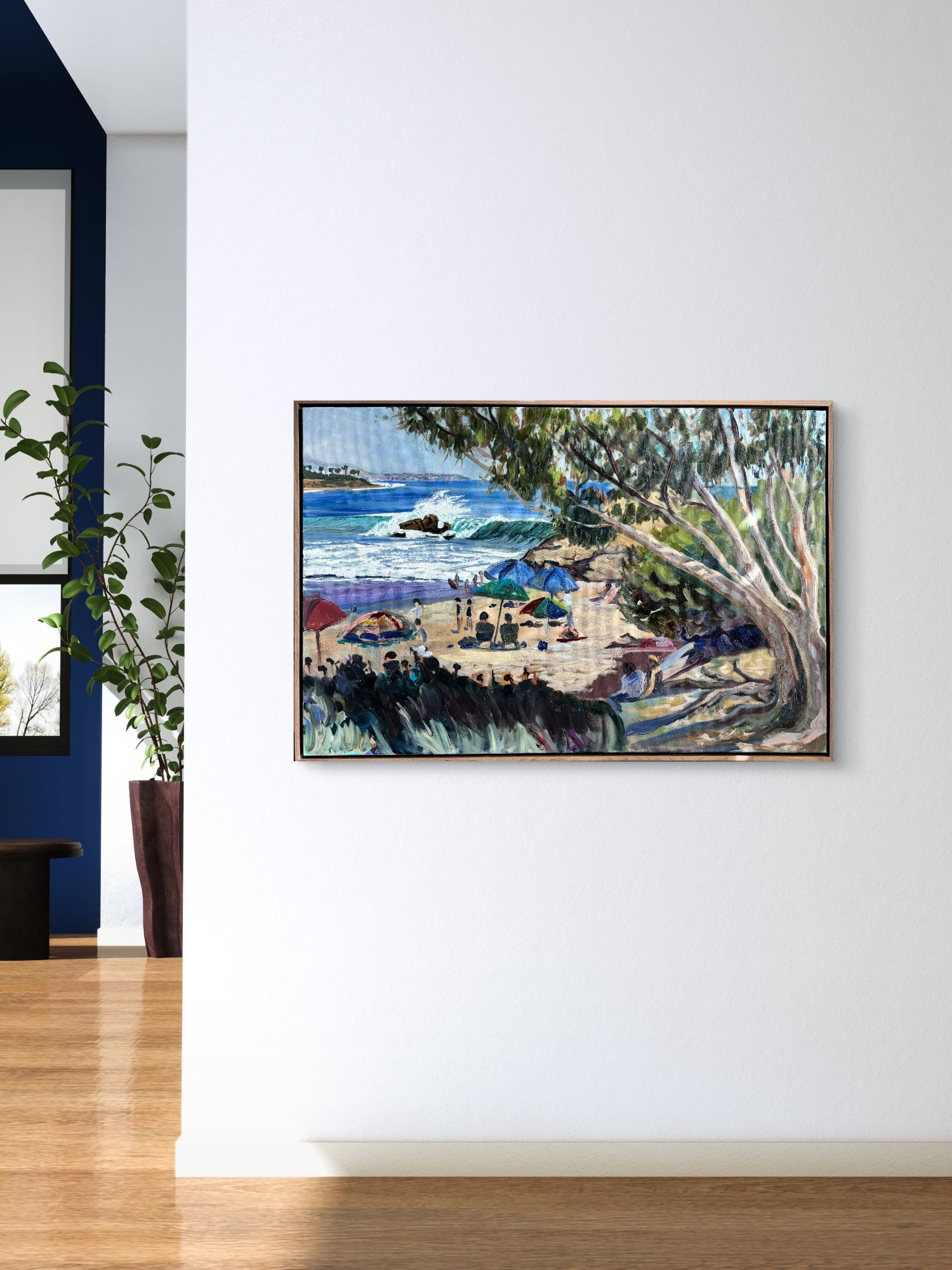 "Beach Day at Leo Carillo" | Coastal California Art Collection by Jamie Wells Artist in Ventura, CA