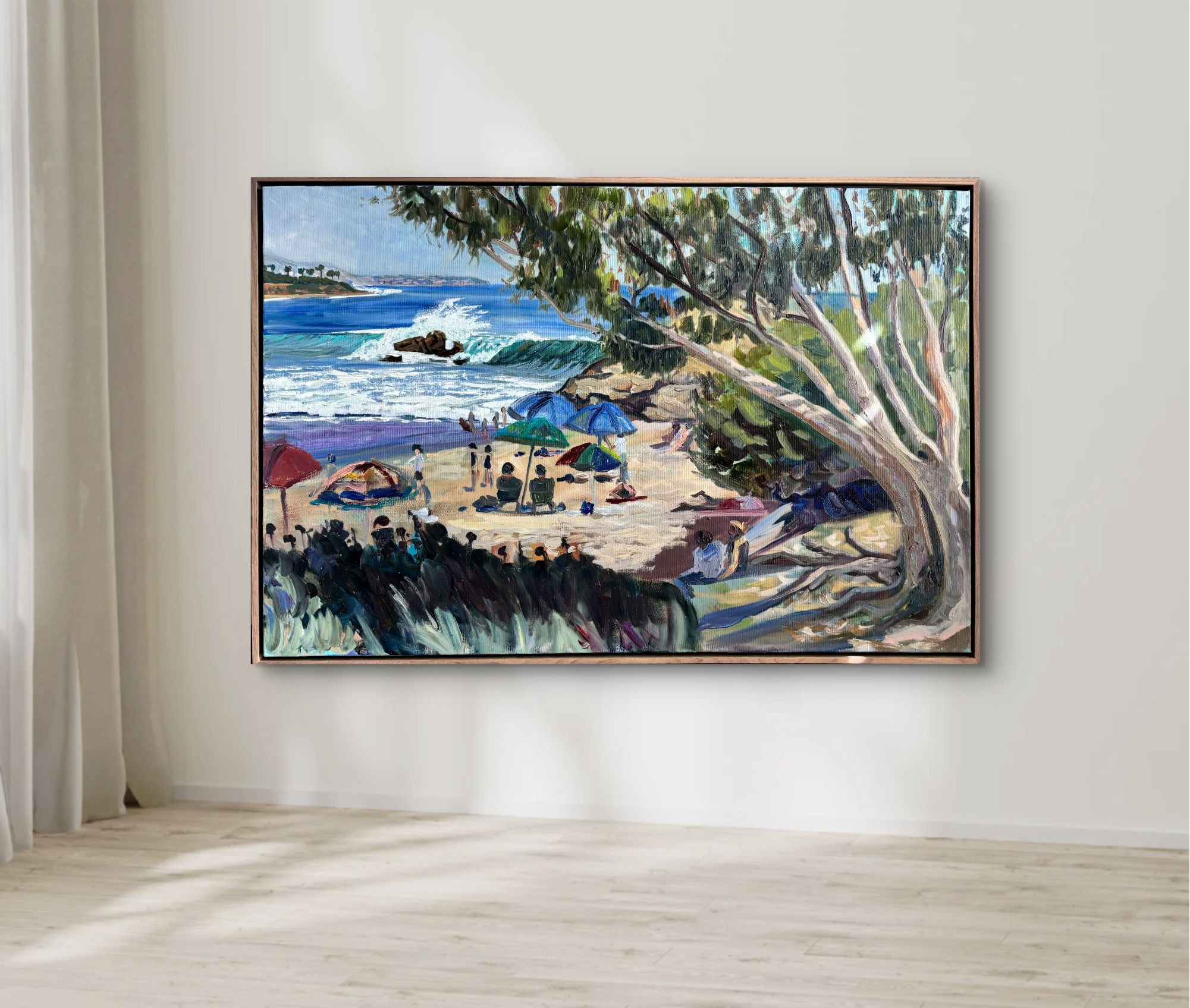 "Beach Day at Leo Carillo" | Coastal California Art Collection by Jamie Wells Artist in Ventura, CA