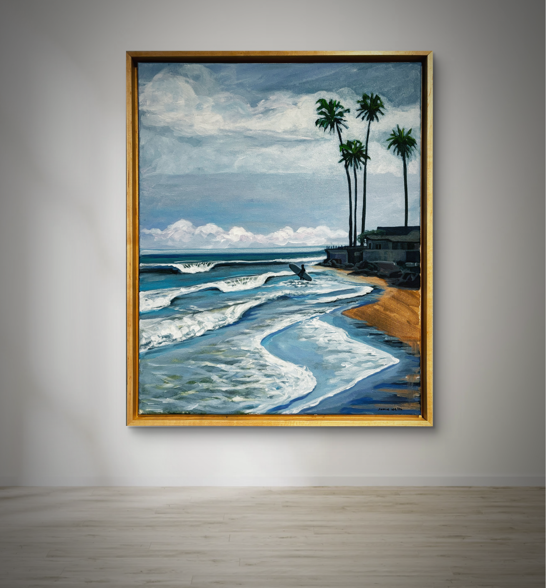 "Session at Mondos" | Coastal California Art Collection by Jamie Wells Artist in Ventura, CA