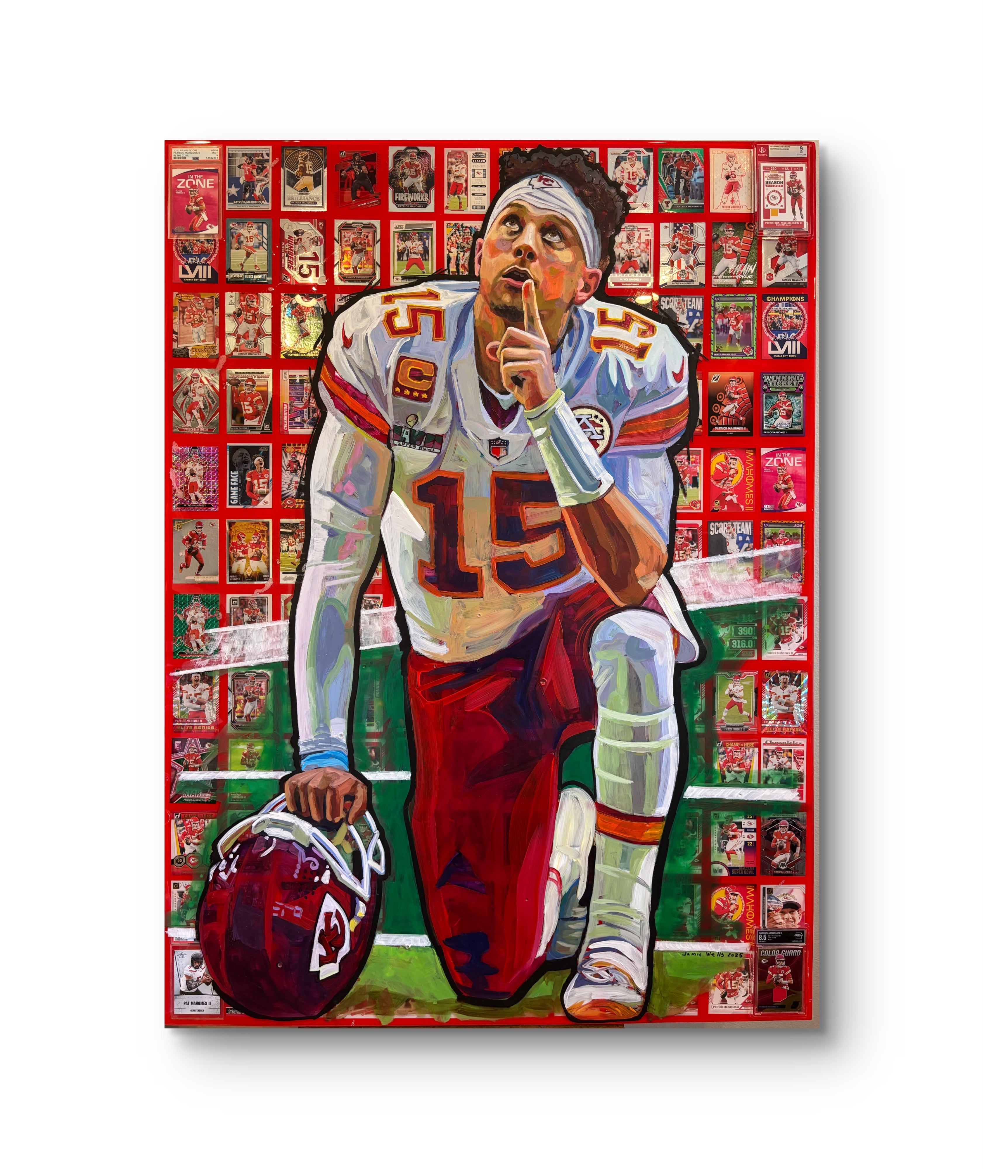 To Him Be the Glory — A Patrick Mahomes Pop-Art Tribute