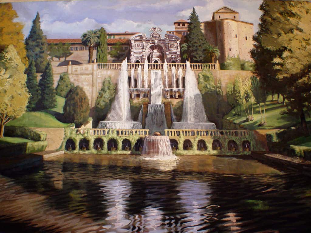 Villa d' Este, Tivoli, Italy.